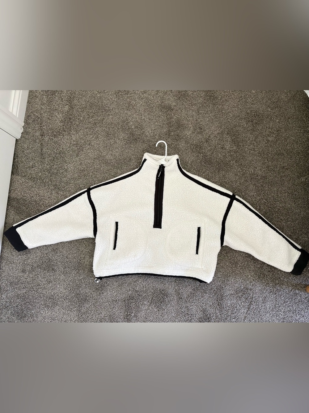 Free People FP Movement Mountain High Half Zip Fleece
White and Black Contrast - Picture 6 of 8